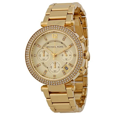 michael kors mk5354 dameshorloge|michael kors parker champagne.